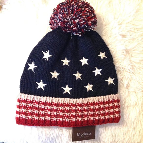 Modena New York Knit Pom Pom Beanie - Picture 3 of 6